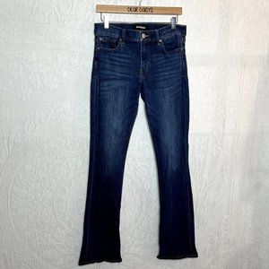 Express Barely Boot Cut Mid Rise Jeans
